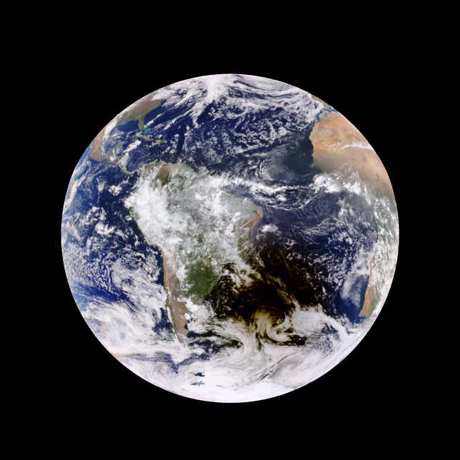 On February 26th, 2017, DSCOVR EPIC captured an annular solar eclipse over South America.
