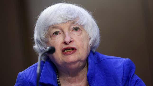 Image for article titled Janet Yellen Announces Americans Can Use Promo Code ‘THANKS’ For 10% Off All U.S. Goods And Services