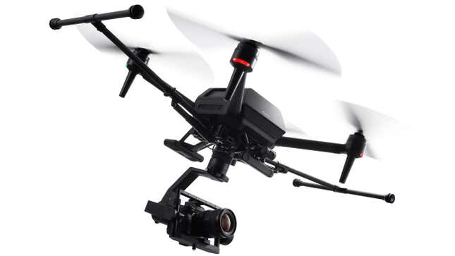 Image for article titled Sony&#39;s First Drone Is a $9,000 Professional-Grade Beast