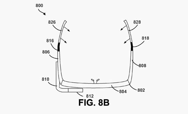 The motorized bendy parts are in the middle.