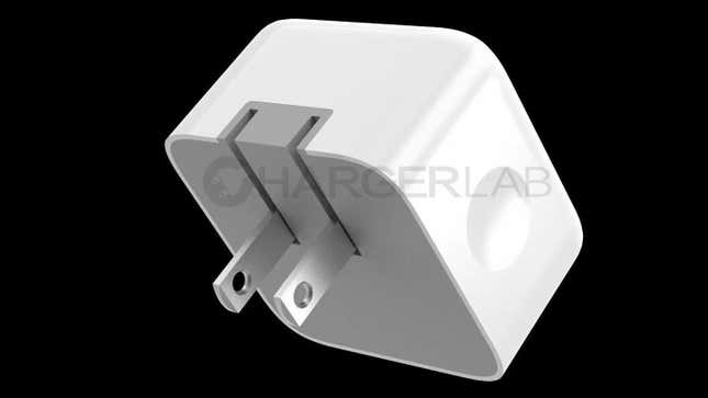 Imagen para el artículo titulado Apple filtra por error su próximo lanzamiento: un cargador que carga dos dispositivos a la vez