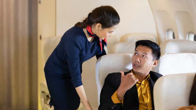 Image for article titled Things You Should Never Say To A Flight Attendant