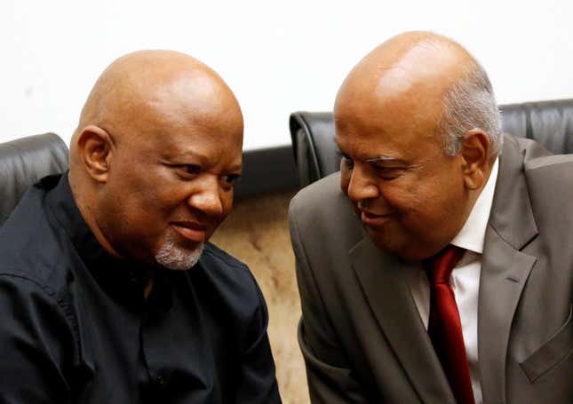 Aftermath of Zuma cabinet reshuffle.