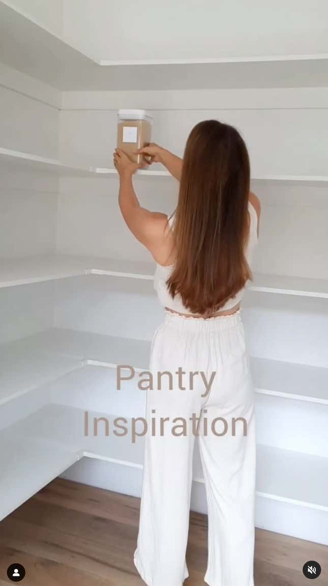 Image for article titled #PantryGoals on TikTok and Instagram Makes Obsessive Organization a New Status Symbol
