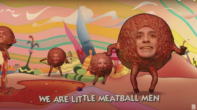Image for article titled 13 of the Funniest ‘SNL’ Sketches About Meat