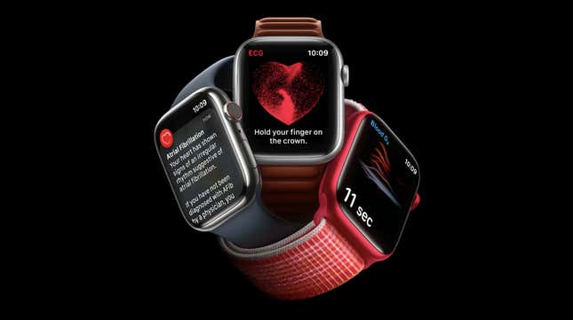 Photo of Apple Watch Series 8 temperature sensing