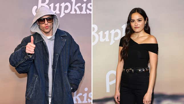 Image for article titled Pete Davidson, Chase Sui Wonders Gave Us Zero PDA on the ‘Bupkis’ Red Carpet