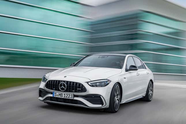 Image for article titled The 2023 Mercedes-AMG C 43 Starts at $61,050, Gets Standard Rear-Steer
