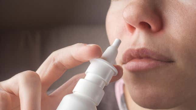 Image for article titled A Nasal Spray Seems to Help Clear Coronavirus in Clinical Trial