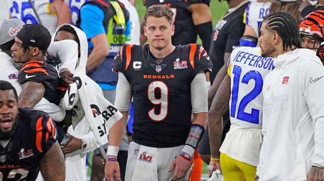 Bengals QB Joe Burrow loses Super Bowl LVI