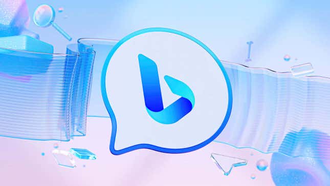 El logo de Bing Chat en una imagen promocional
