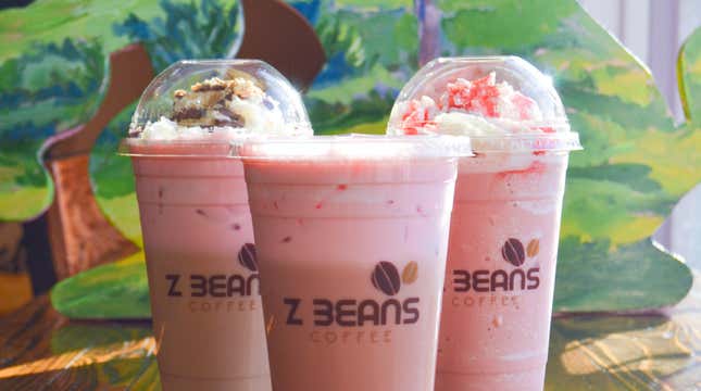 Drinks on the menu at the Macon International Cherry Blossom Festival