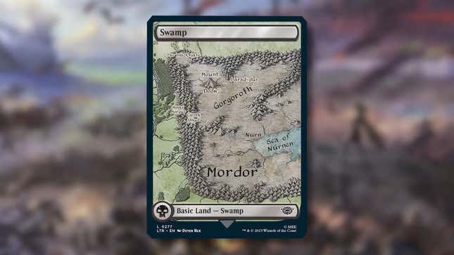 Image for article titled Magic: The Gathering Reveals Its First Lord of the Rings Cards