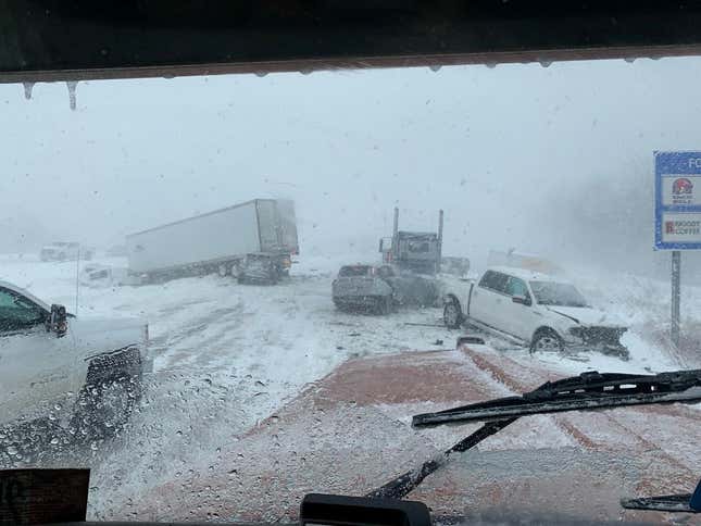 Image for article titled How cold is North America this week? Picture this