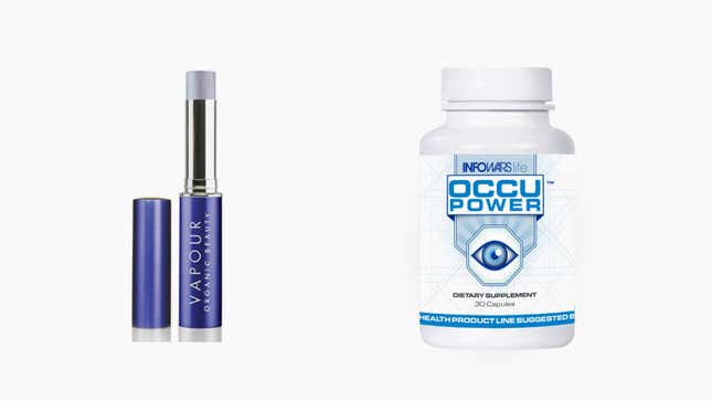 Image for article titled All the “wellness” products Americans love to buy are sold on both Infowars and Goop