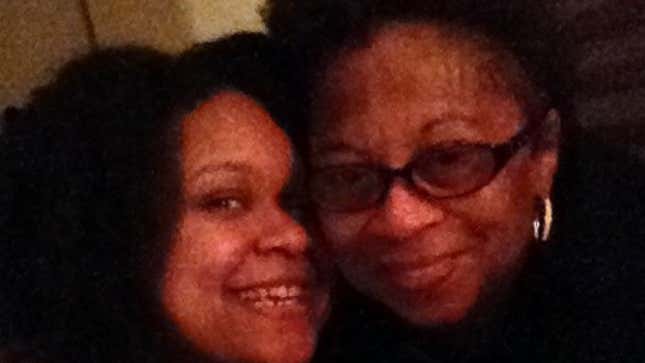 Selfie of Tonja Stidhum and her mother Betty Stidhum in Chicago.