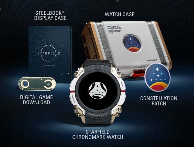 Contenidos de la edición coleccionista Constellation del videojuego Starfield