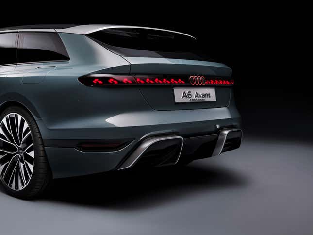 Image for article titled I'm Going To Need Audi To Give Us This Gorgeous A6 Avant E-Tron
