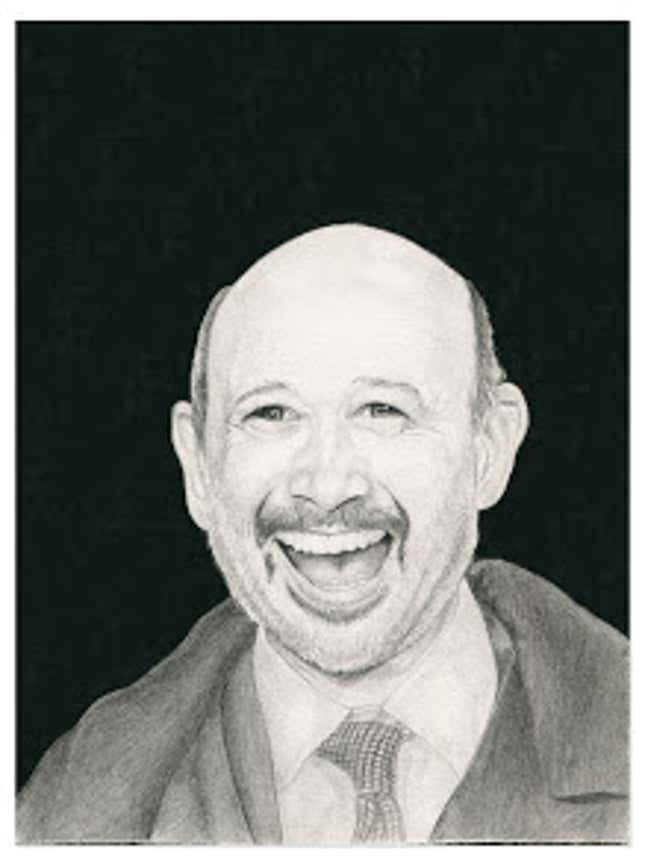 Lloyd Blankfein of Goldman Sachs.