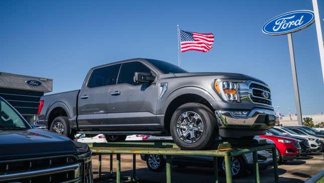 Full-size pickup trucks like the Ford F-150 are once again the bestselling vehicles in the U.S.
