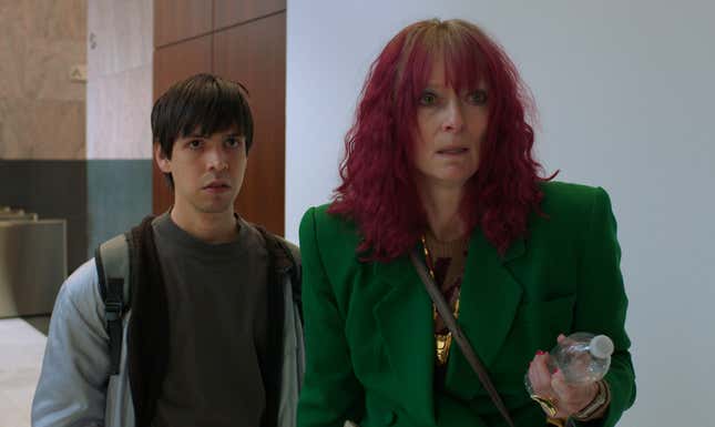 From left: Julio Torres, Tilda Swinton