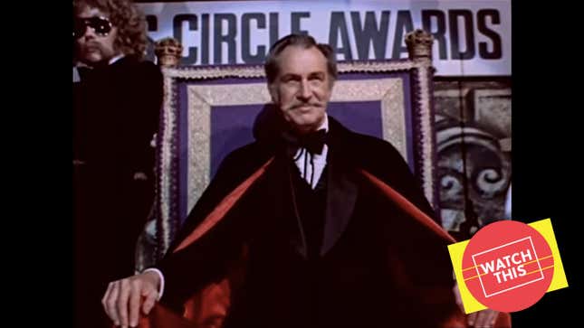 Vincent Price hams up Shakespeare in Theatre Of Blood