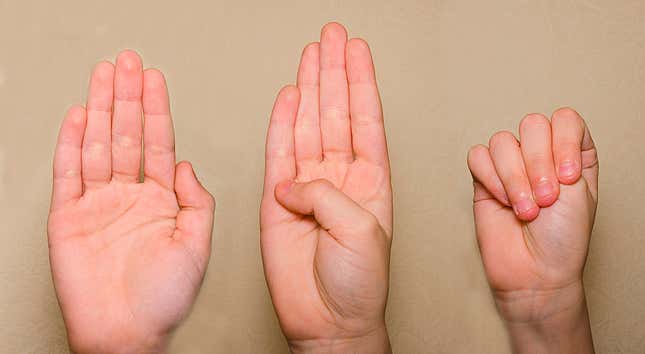 Image for article titled Learn the Discreet Hand Signal That Could Save a Life