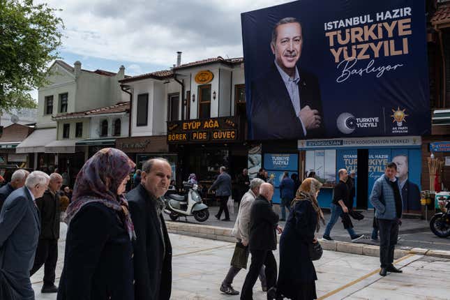 Recent polling suggests Erdoğan is at risk of losing in the first round of elections this weekend.