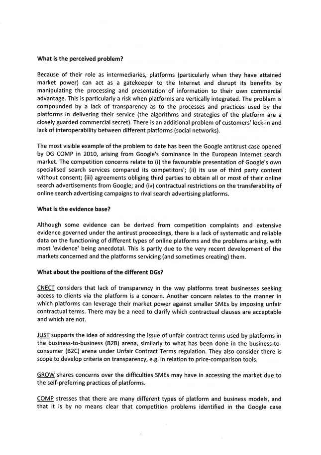Image for article titled These documents reveal the EU’s thoughts on regulating Google, Facebook, and other platforms
