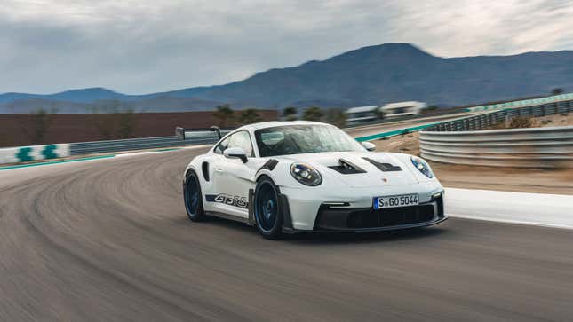 Image for article titled The 2023 Porsche 911 GT3 RS Is Race-Car Fast, But Approachable for Anybody