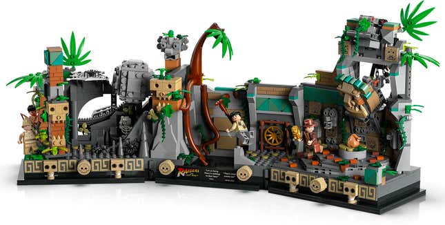 Image for article titled Indiana Jones&#39; Hunt For the Idol, Ark, and Holy Grail Continues in 3 New Lego Sets