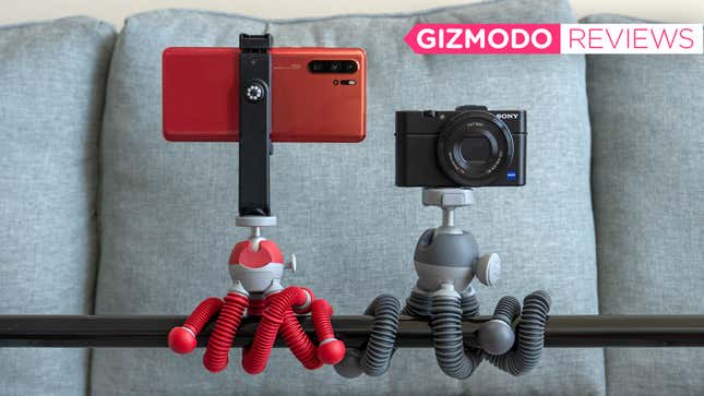 Image for article titled This Flexible, Grippy Tripod Will Level Up Your Phone Photography