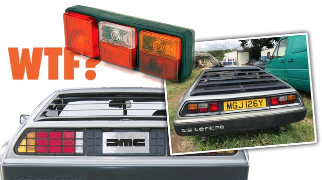 Image for article titled BREAKING: A Few DeLoreans Used An Entirely Different Taillight Design