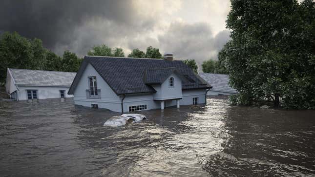これらのインタラクティブなツールは、あなたの家の将来の洪水、熱、風リスクを明らかにするというタイトルの記事の画像