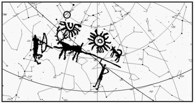 Image for article titled 5,000-year old rock art found in India is likely the oldest depiction of a supernova