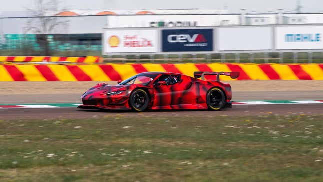 Image for article titled The New Ferrari 296 GT3 Tested At Fiorano For The First Time