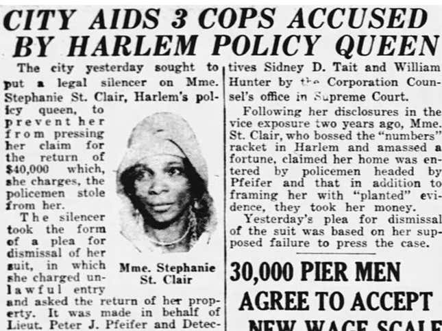 Image for article titled Gangsta Things About Harlem’s Numbers Queen Stephanie St. Clair