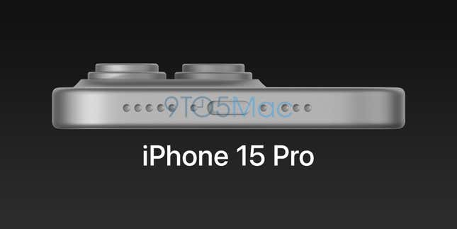 9to5Mac dice haber obtenido un modelo CAD del diseño del iPhone 15 Pro de un “fabricante de fundas fiable”
