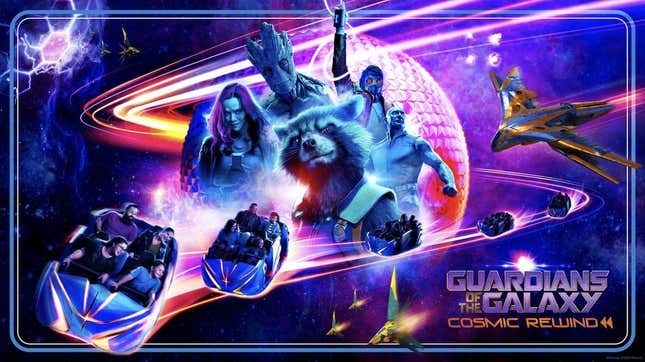 Imagen para el artículo titulado ¿Filtró este ejecutivo de Disney por error la fecha de apertura de una nueva atracción de Guardianes de la Galaxia?