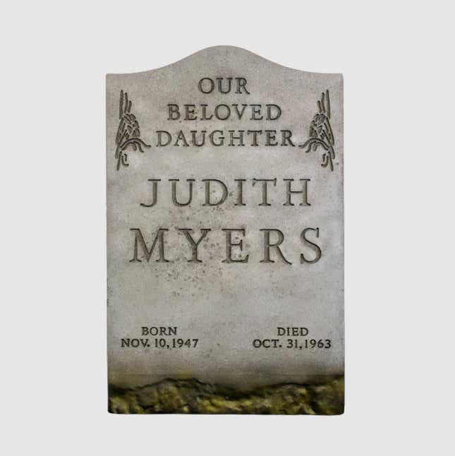 Judith Myers tombstone