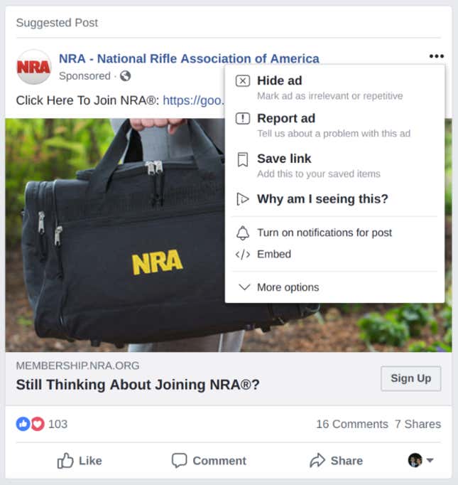 Image for article titled Facebook quietly blocked tools that let people see how its ads are targeted