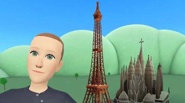 Image of Mark Zuckerberg metaverse avatar