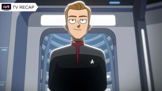 Star Trek: Voyager's Tom Paris in animated form in the latest episode of Lower Decks