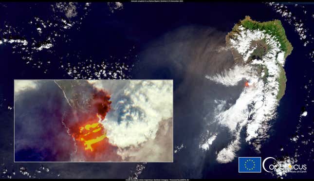 Image for article titled La Palma Volcano Claims First Victim, 2 Months After Eruption Began
