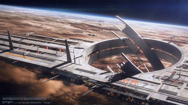 Concept art teases the return of the Mass Effect Relays. 