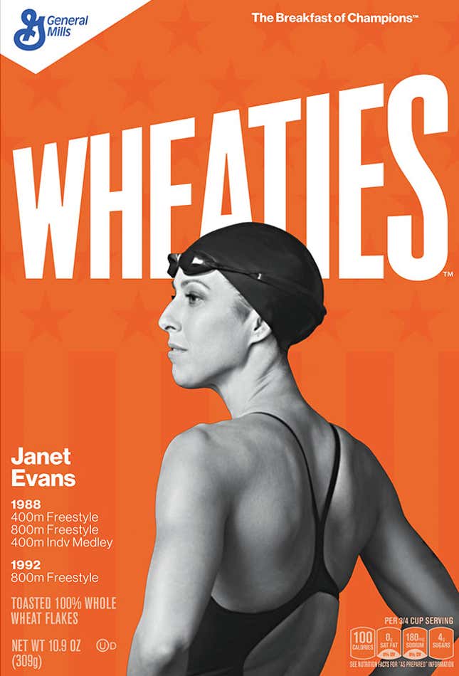 Image for article titled Every Olympic athlete that’s been on the Wheaties box