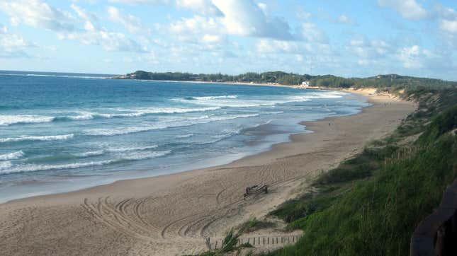 Tofo Beach in Mozambique.