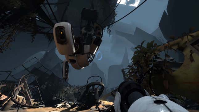 GLaDOS in Portal 2, before she's, you know, a potato.