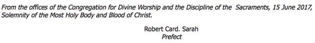 Image for article titled The Vatican says gluten-free Catholicism isn’t kosher