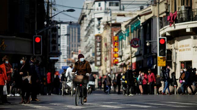 Shanghai goes into phased lockdowns.